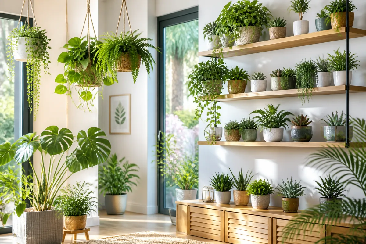 idei decorare plante interior casa moderna