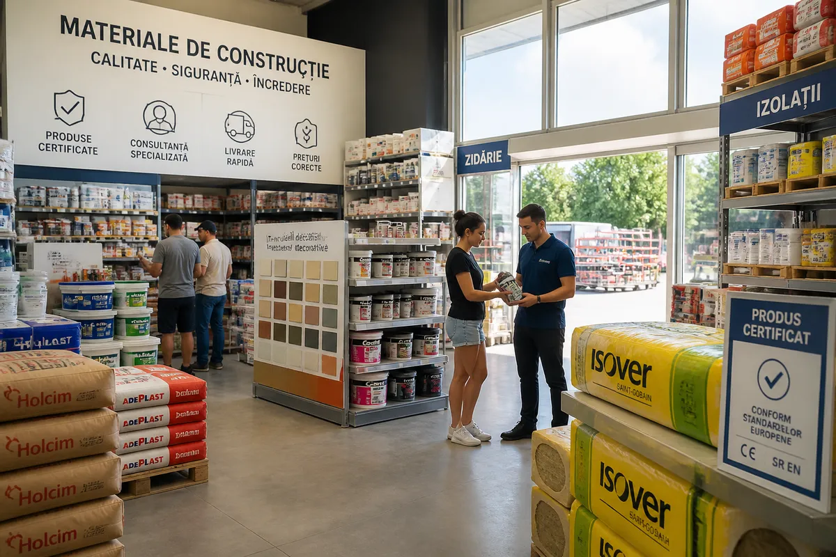 unde cumperi materiale de construcție originale certificate România