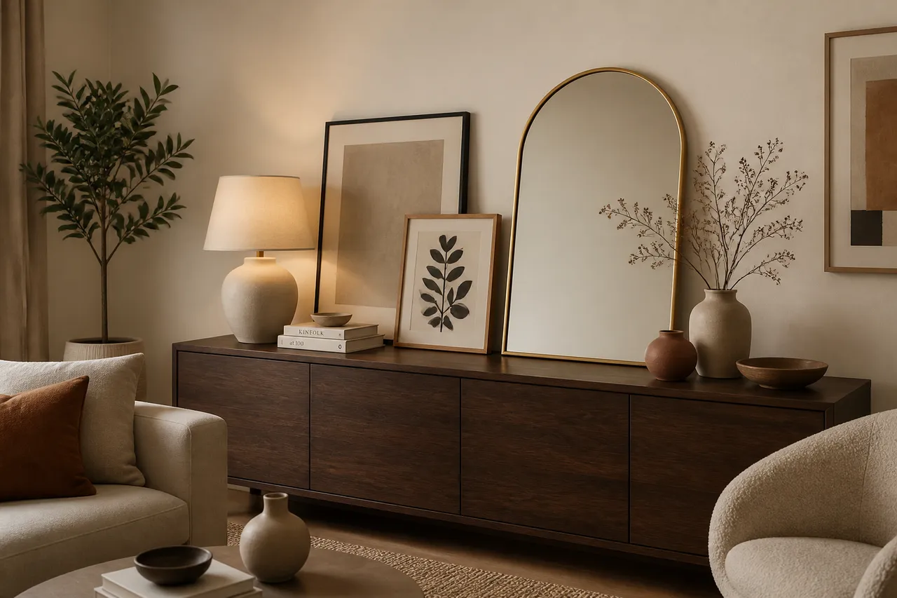 compoziție decorativă reversibilă pentru living