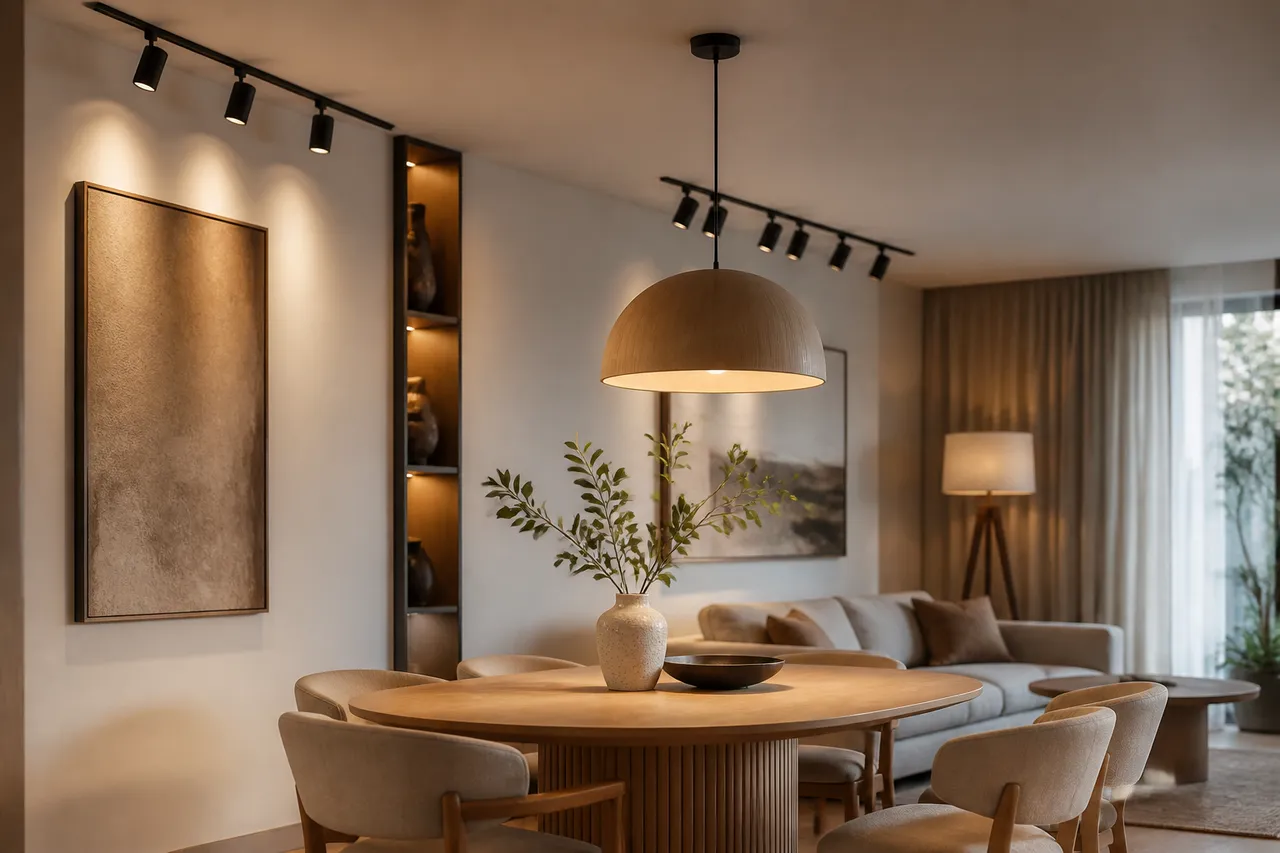 corpuri de iluminat pentru living open space
