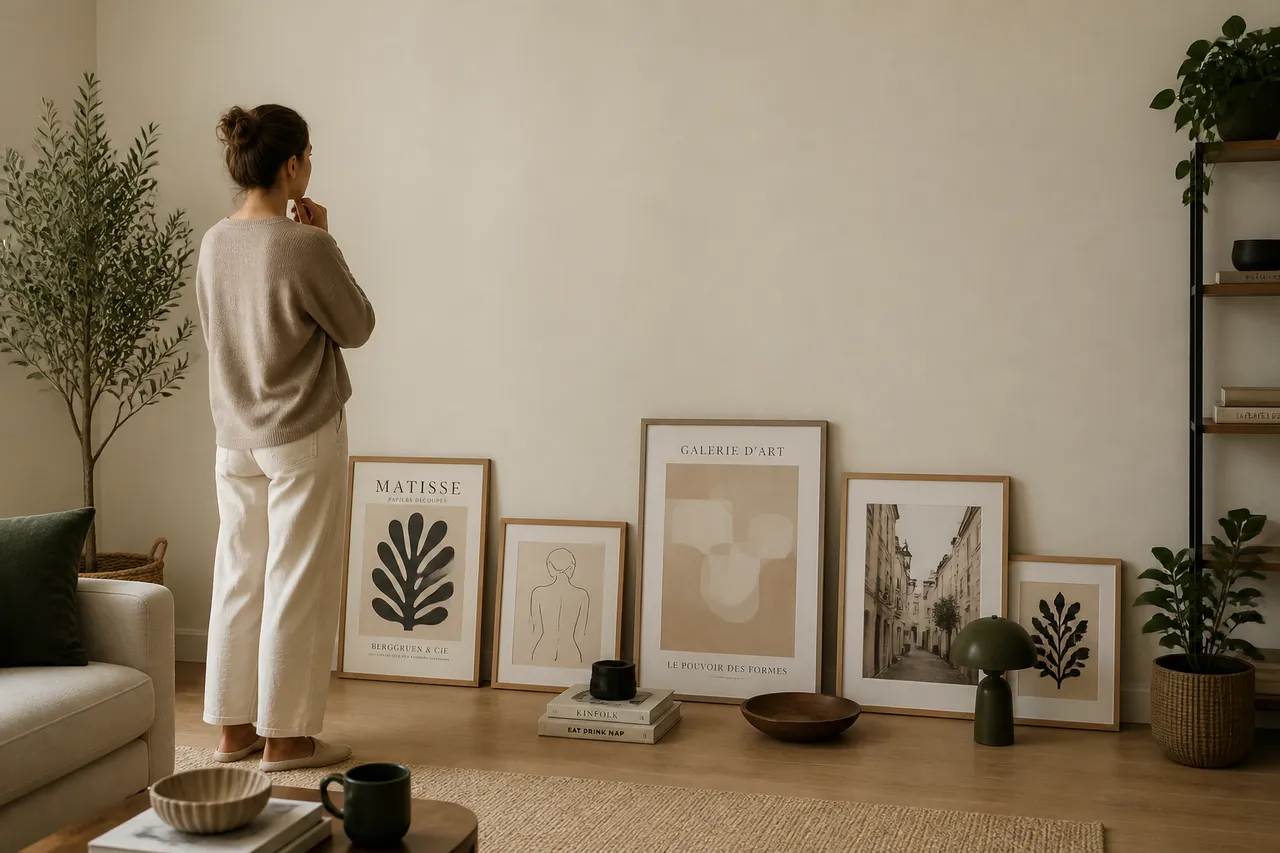 decorarea pereților fără găuri permanente