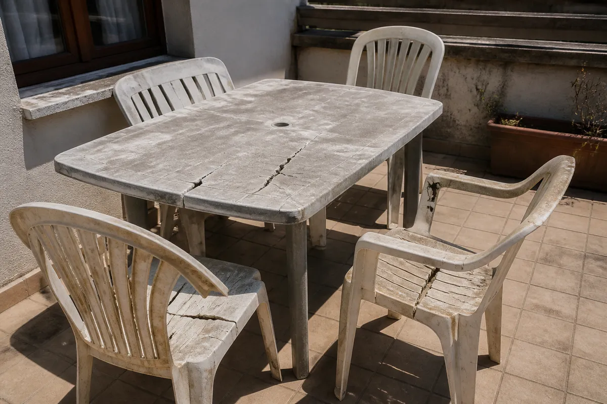 mobilier grădină degradat soare greșeli cumpărare