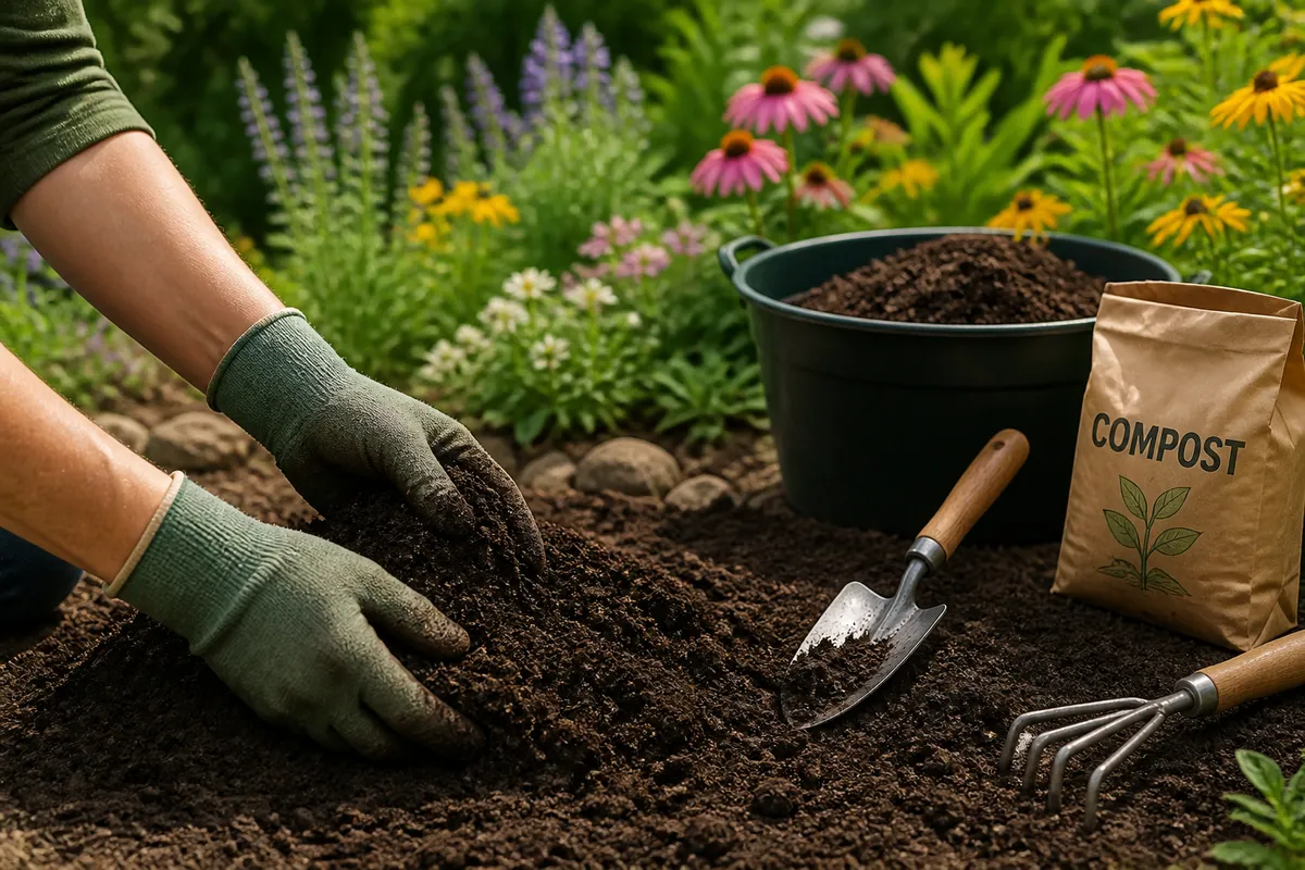 pregătire sol plante perene îngrășământ natural