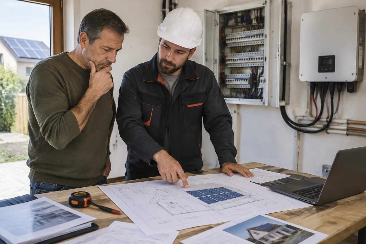 documentația pentru montarea panourilor fotovoltaice