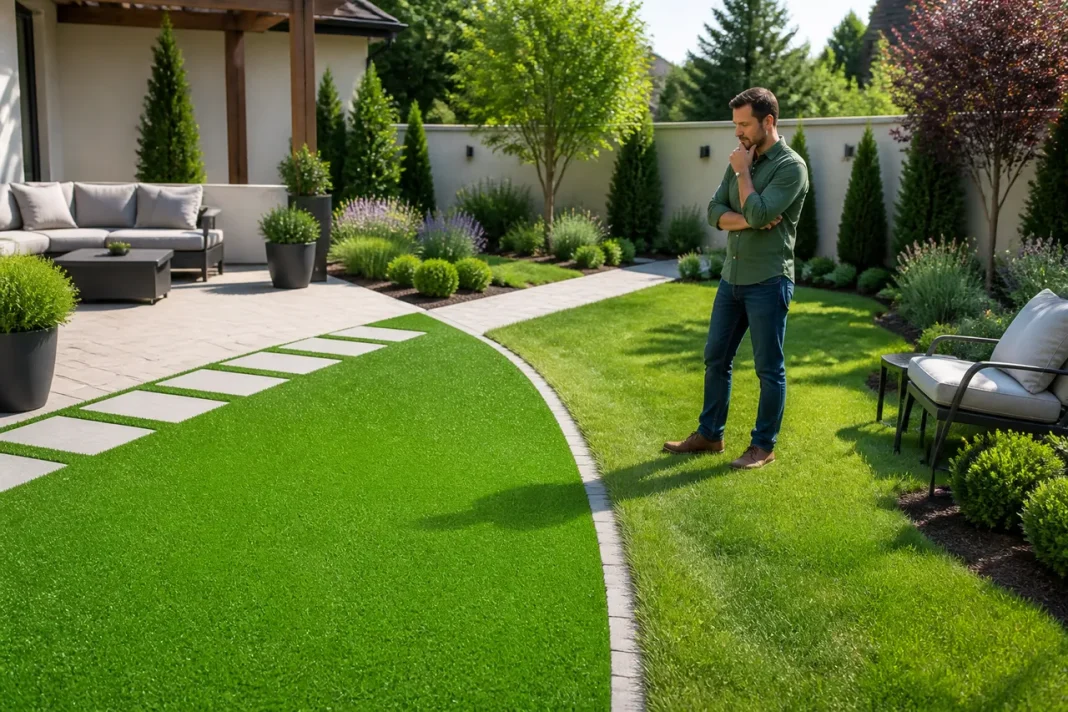 Gazon natural sau artificial ce alegi pentru curtea ta