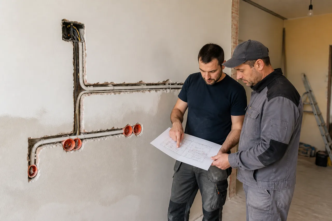 renovarea etapizată a instalației electrice și verificarea prizelor