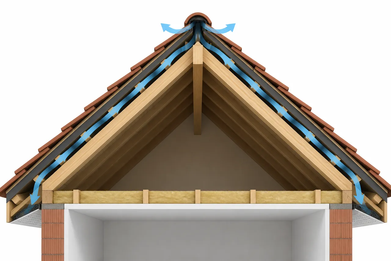 ventilarea acoperișului pentru prevenirea condensului