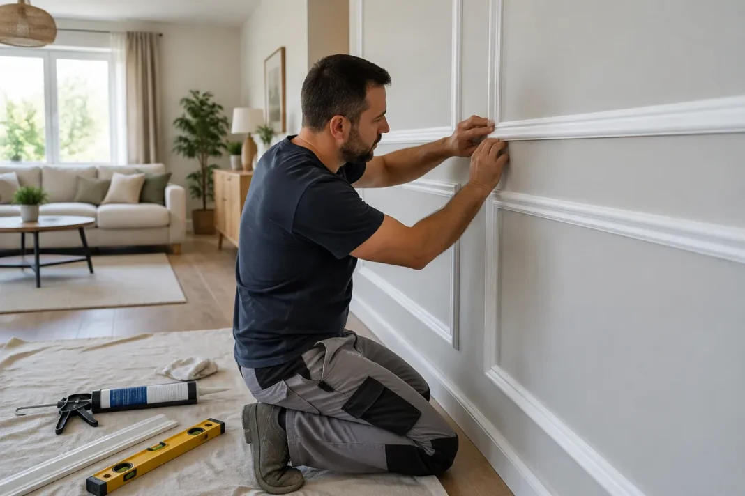 Profile decorative din poliuretan pe pereți care adaugă relief fără aglomerare