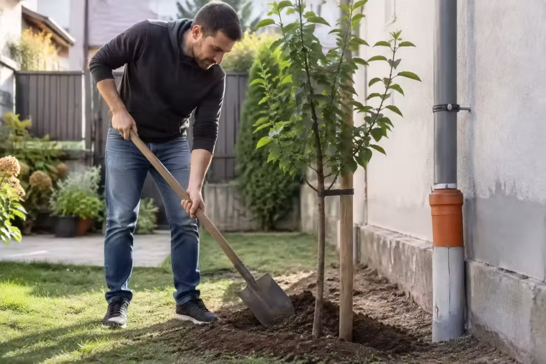 Rădăcinile arborilor lângă conducte și ziduri fără reparații costisitoare